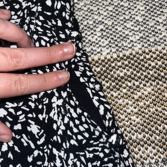 Free People Long Black and White Dress Sz 0 - Picture 4 of 5